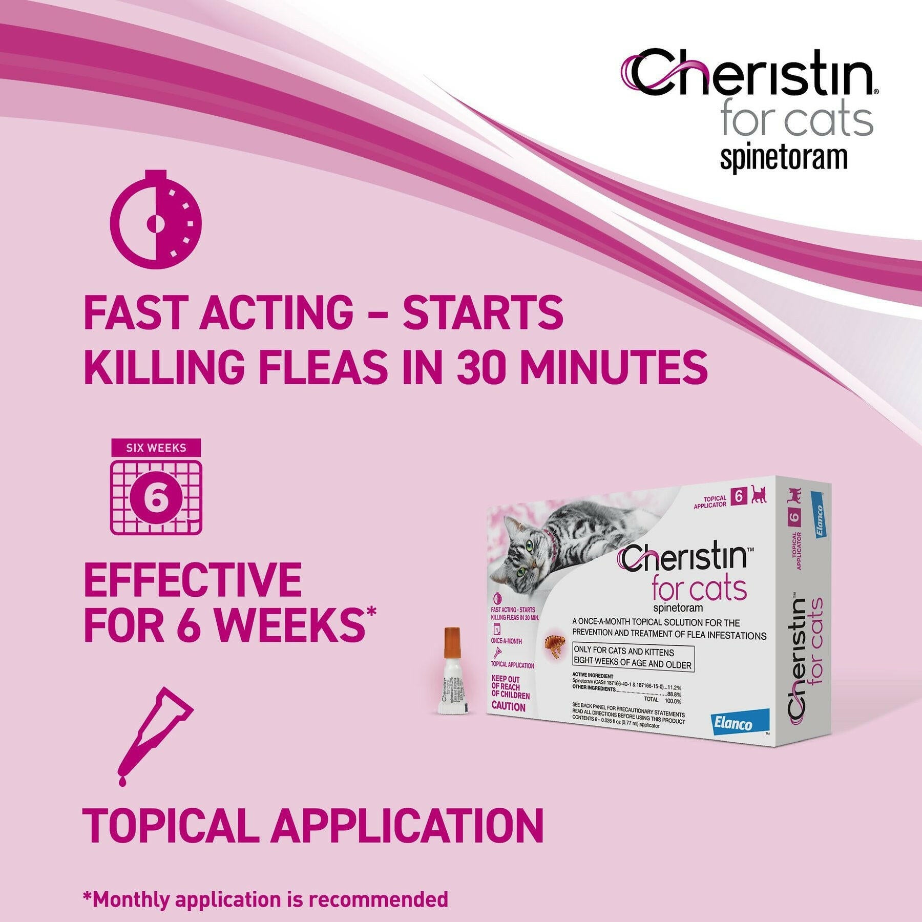 Cheristin for Cats Flea Treatment