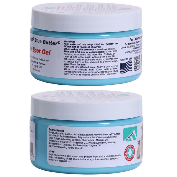 Forticept Blue Butter Hot Spot Gel for Dogs & Cats Directions