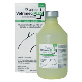 Vetrimec Plus (Ivermectin-Clorsulon) Injection for Cattle, 500-ml