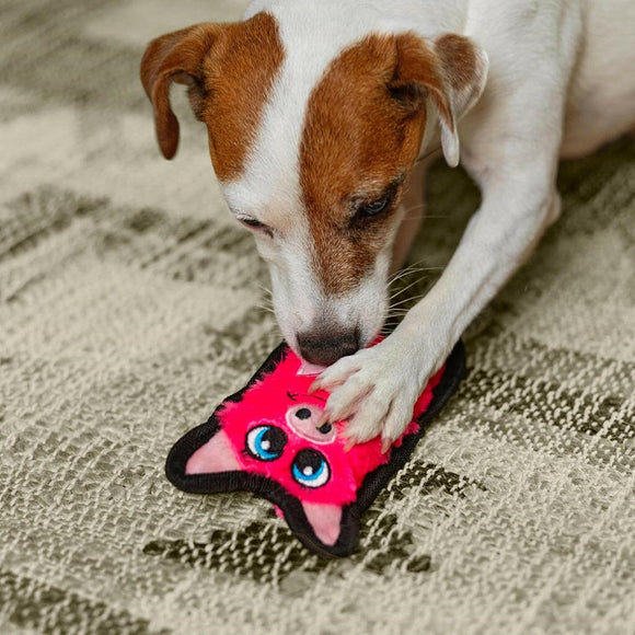 Outward Hound Invincible Minis Squeaky Pig Pink Dog Toy (Extra Small)