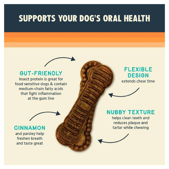 Jiminy's Dental Chews for Medium Dogs (12 ct)