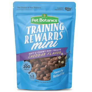 Pet Botanics Training Rewards Mini Soft & Chewy Cheddar Flavor Dog Treats (4 oz)