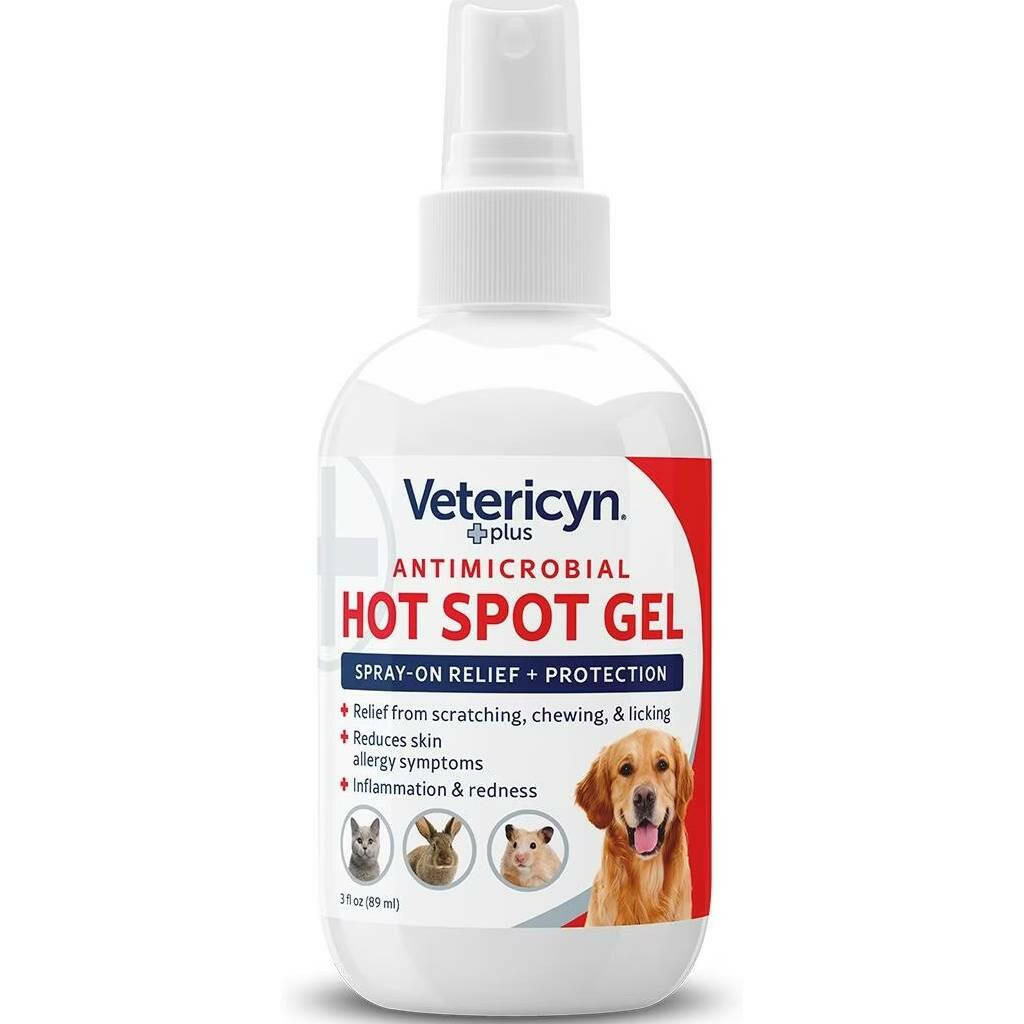 Vetericyn Plus Antimicrobial Hot Spot Spray For Dogs & Cats (3 oz)