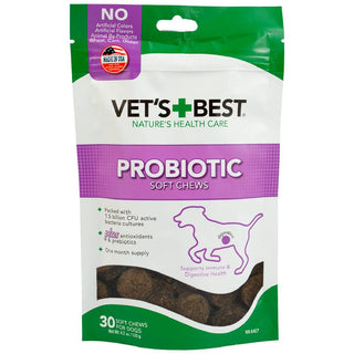 Vet's Best Probiotic Supplement For Dogs (30 Soft Chews)