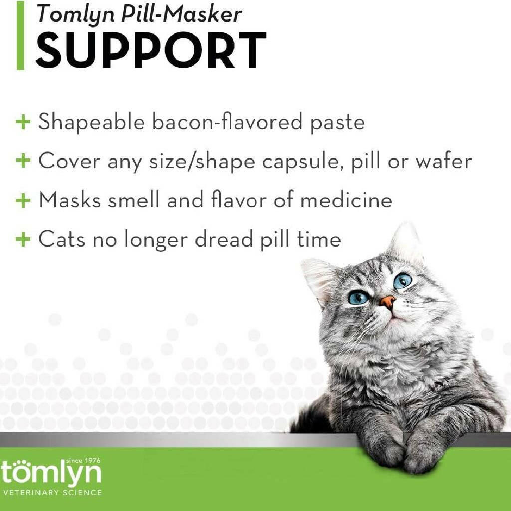 Tomlyn Pill-Masker Bacon Flavored Paste for Cats (4 oz)