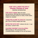 Wellness CORE Grain-Free Small Breed Mini Meals Chunky Chicken & Tuna in Gravy Wet Dog Food (3 oz x 12 pouches)