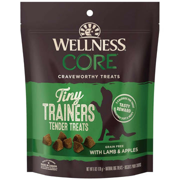 Wellness CORE Tiny Trainers Tender Grain Free Lamb & Apple Dog Treats (6 oz)