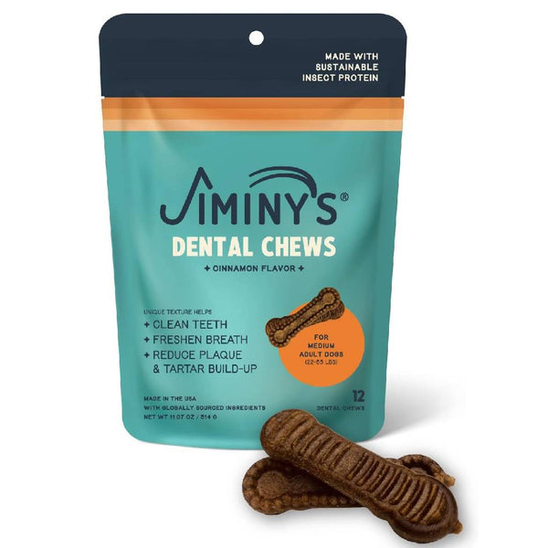 Jiminy's Dental Chews for Medium Dogs (12 ct)