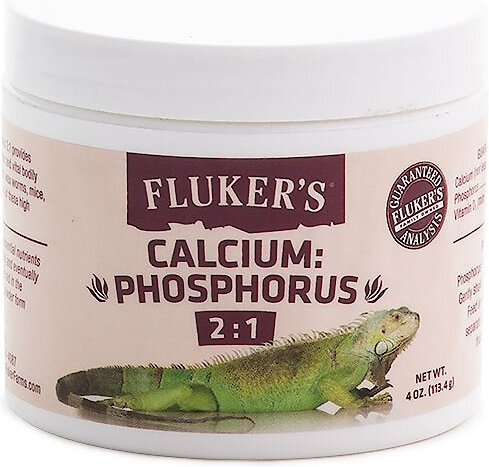 Fluker's Calcium:Phosphorus 2:1 Supplement For Reptiles (4 oz)