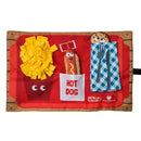 Outward Hound Activity Matz Fast Food Fun Game Plush Dog Puzzle Mat
