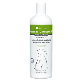 Bottle of vetraseb shampoo which is an effective anti itch shampoo for dogs and cats
