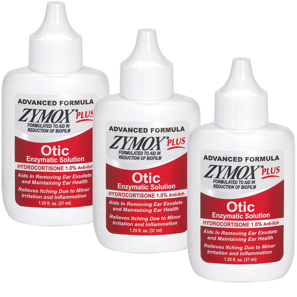 zymox otic plus hydrocortisone 1% 1oz 3pack