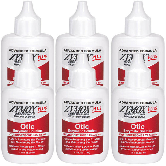 zymox otic plus hydrocortisone 1% 1oz 6pack