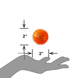 Petsport USA Gorilla Spiky Ball Dog Toy - Assorted Colors - 0