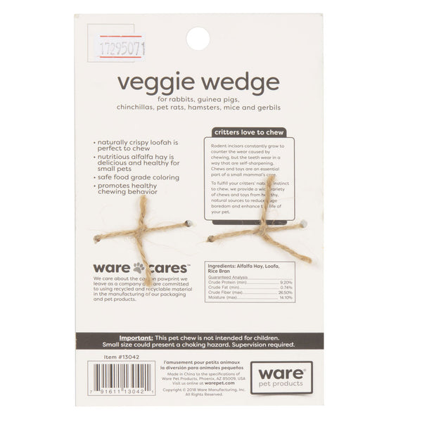 Ware Carnival Crop Veggie Wedge Chew