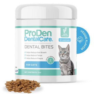 ProDen DentalCare Dental Bites for Cats Vegie Flavor, 3-oz