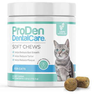 ProDen DentalCare Soft Chews for Cats, 45 count