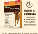 Sentry HC 7 Worm X Plus Way De-Wormer for Tapeworms, Roundworms, & Hookworms Medium & Large Dogs-5