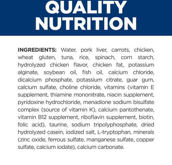 Hill's Prescription Diet Metabolic + Urinary c/d Multicare Vegetable, Tuna & Chicken Stew Wet Cat Food (2.8oz x 24 pouches)