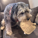 Ethical Pet Spot Dura-Fused Leather Dog Toy Raccoon