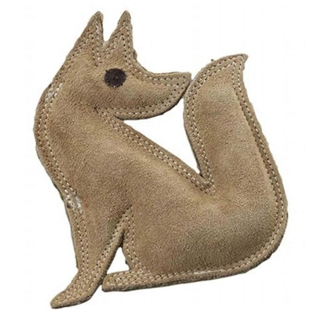 Spot Dura-Fused Leather Fox Dog Toy - Tough Play