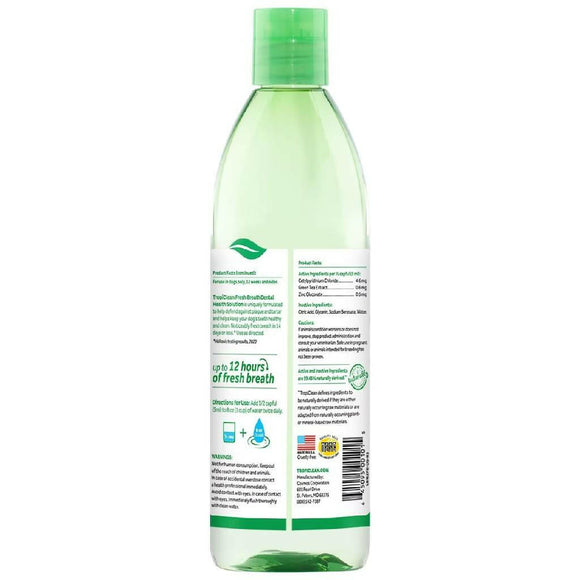 Tropiclean Fresh Breath Water Additive For Dogs (16 oz)