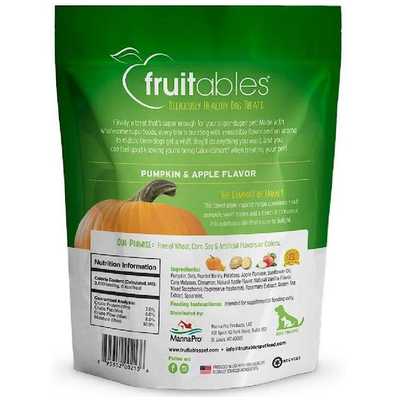 Fruitables Dog Treats Pumpkin & Apple Flavor (7 oz)