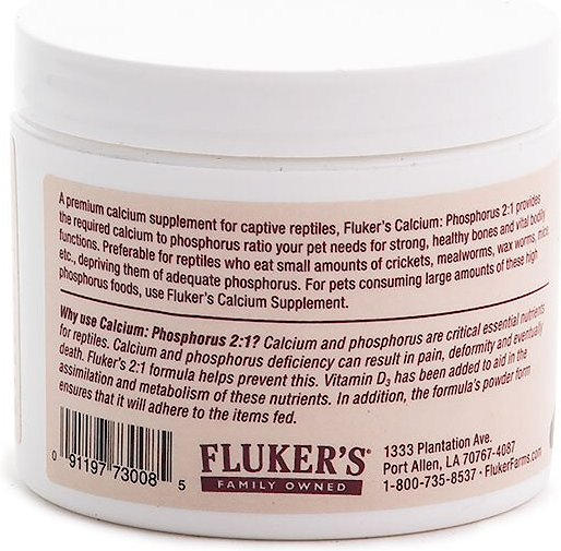 Fluker's Calcium:Phosphorus 2:1 Supplement For Reptiles (4 oz)