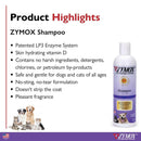 product highlights of zymox shampoo