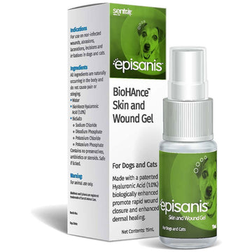 Episanis Biohance Skin & Wound Gel for Dogs & Cats, 15-ml
