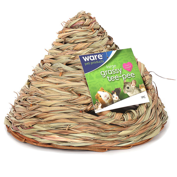 Ware Grassy Tee-Pee Small Animal Hideout, Large