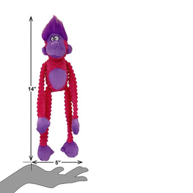 Petsport USA Momo Monkey Plush Dog Toy