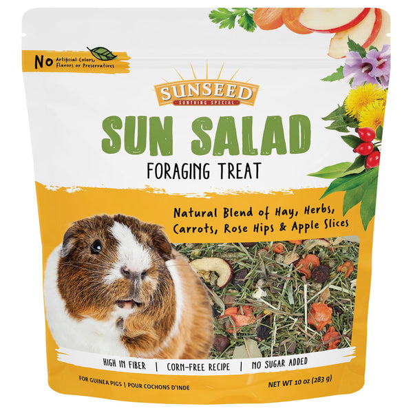 Sunseed Sun Salad Foraging Treat for Guinea Pigs, 10-oz