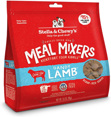 Stella & Chewy's Dandy Lamb Meal Mixers Freeze-Dried Raw Topper For Dogs