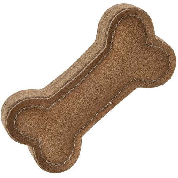 Ethical Pet Spot Dura-Fused Leather Bone Dog Toy