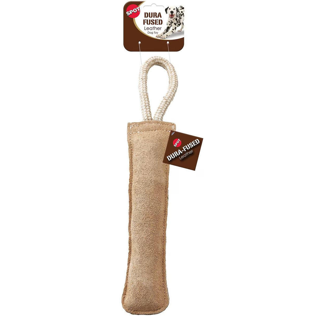 Ethical Pet Spot Dura-Fused Leather Retriever Dog Toy