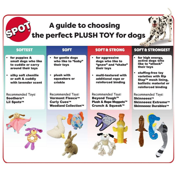 Ethical Pet Spot Dura-Fused Dog Toy Leather Bone Tug