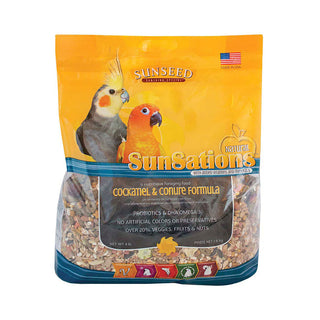 Sunseed Sunsations Cockatiel & Conure Formula, 4 lbs