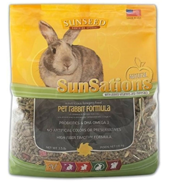 Sunseed Sunsations Pet Rabbit Formula, 3 lbs