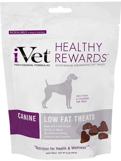 iVet Healthy Rewards Low Fat Treats for Dogs (8 oz)