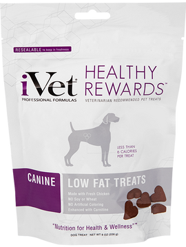 iVet Healthy Rewards Low Fat Treats for Dogs (8 oz)