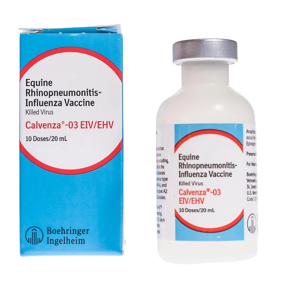 Calvenza-03 EIV/EHV Equine Vaccine, 20ml, 10 Doses