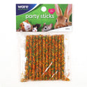 Ware Party Sticks Chew Toy for Small Animals, 12-count