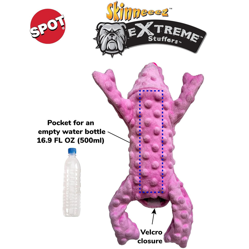 Ethical Pet Skinneeez Extreme Stuffers Pig Plush Dog Toy, 14"