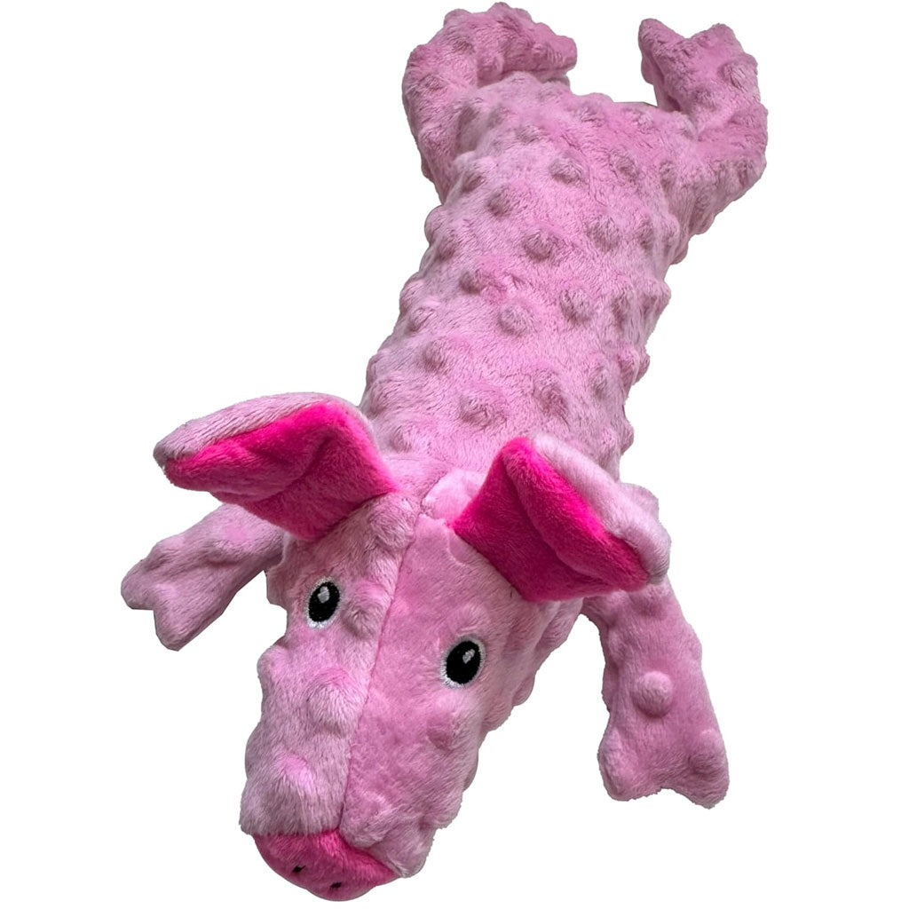 Ethical Pet Skinneeez Extreme Stuffers Pig Plush Dog Toy, 14"