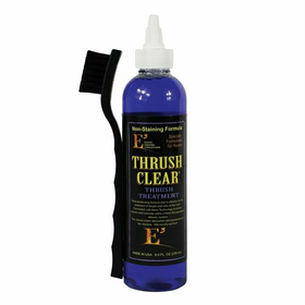 E3 Thrush Clear Treatment with Brush for Horses (8 oz)