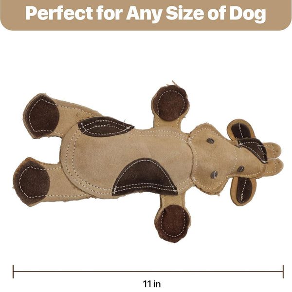 Ethical Pet Spot Dura-Fused Leather Barnyard Dog Toy