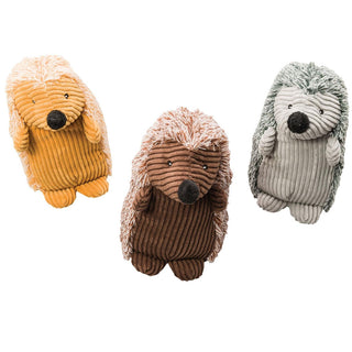 Ethical Pet Spot Corduroy Hedgehogs Dog Toy, Color Varies, 8", 1-count