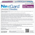 NexGard Chew for Dogs 24.1-60 lbs dosage and administration