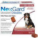 NexGard Chew for Dogs 60.1-121 lbs 3 chew